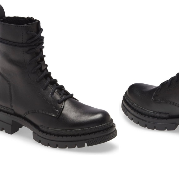 Steve Madden Jasmisyn Lace-Up Boot. Black size 6 - Picture 3 of 9